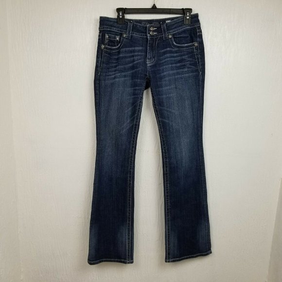 Miss Me Womens Jeans 30 Measures 30x33 Boot - Picture 4 of 10